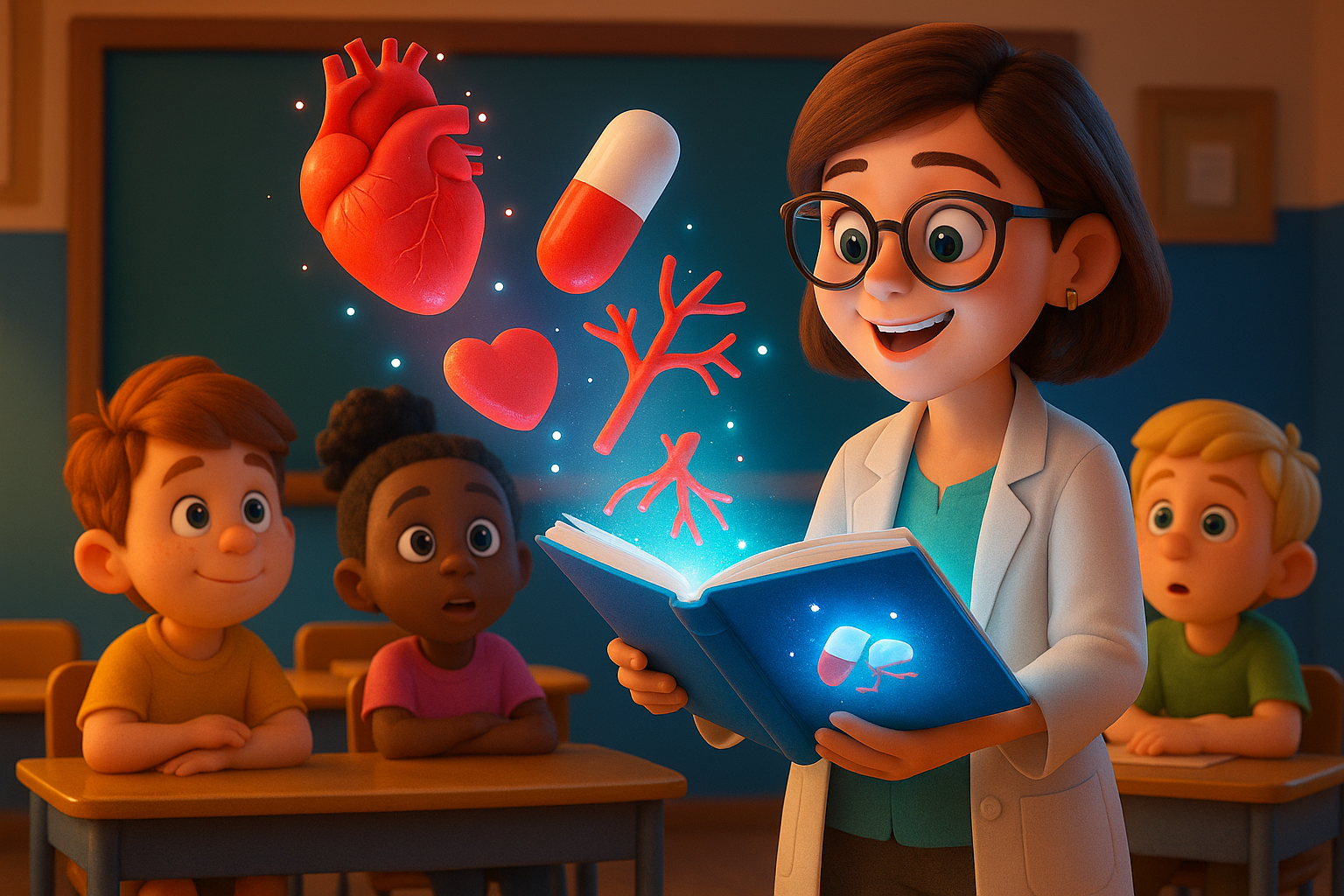 Learning through story design highlight illustration