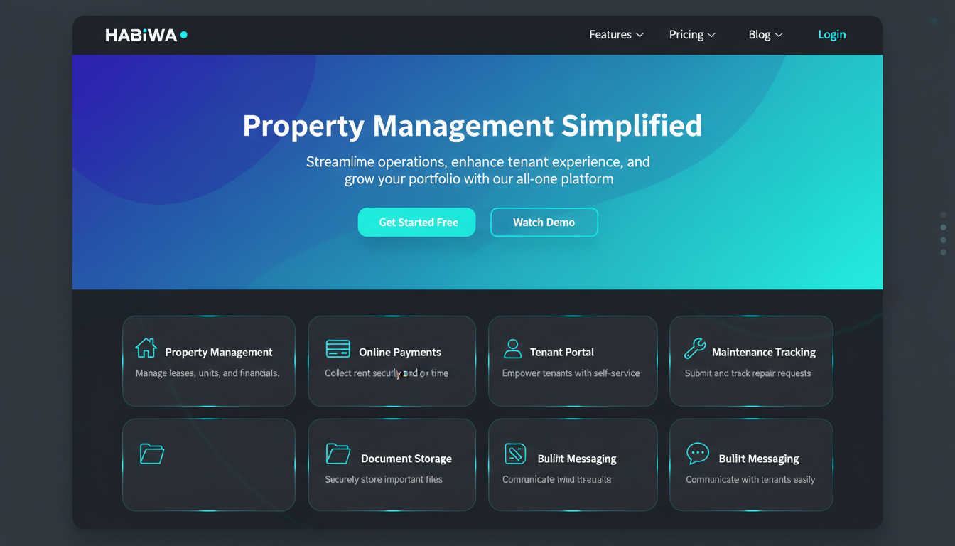 Habiwa landing page preview